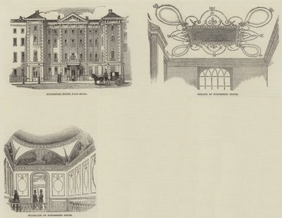 Schomberg House, Pall Mall by English School