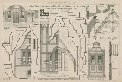 School Board for London, High Street Schools, Stoke Newington, London by English School