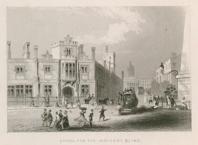 School for the Indigent Blind, St Georges Field, Southwark, London by English School