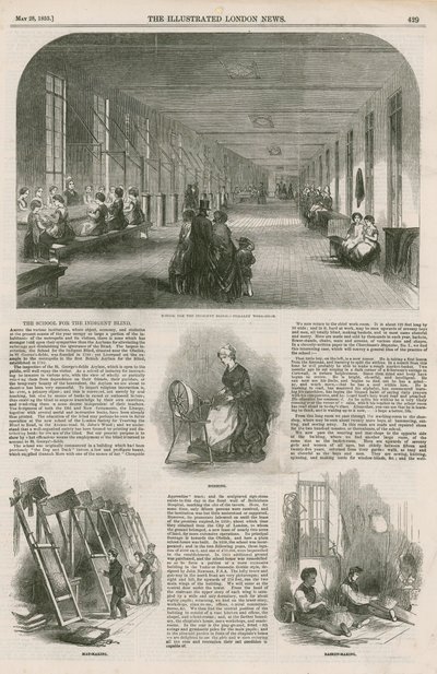 School for the Indigent Blind by English School