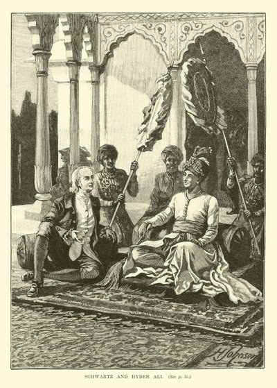 Schwartz and Hyder Ali by English School