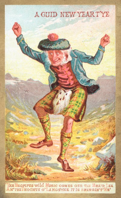 Scotsman Dancing! by English School