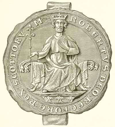 Seal of Robert Bruce, King of Scots by English School