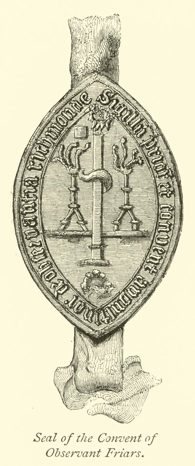 Seal of the Convent of Observant Friars by English School