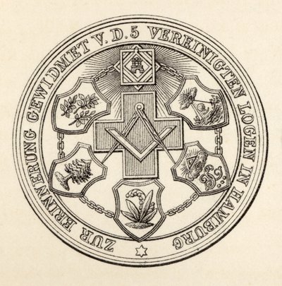 Seal of the Masons of Hamburg, from 