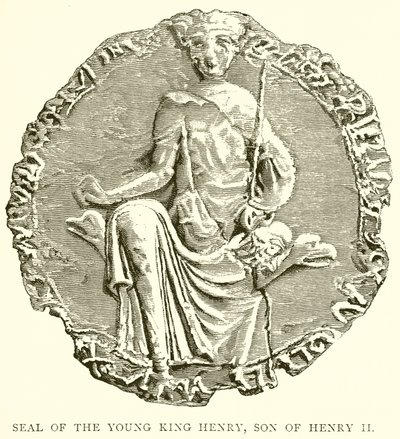Seal of the Young King Henry, Son of Henry II by English School