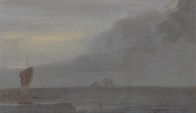 Seapiece with Boats: Evening by English School