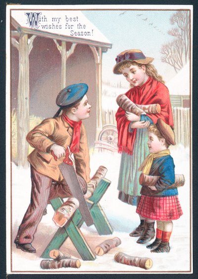Seasons Greetings card by English School