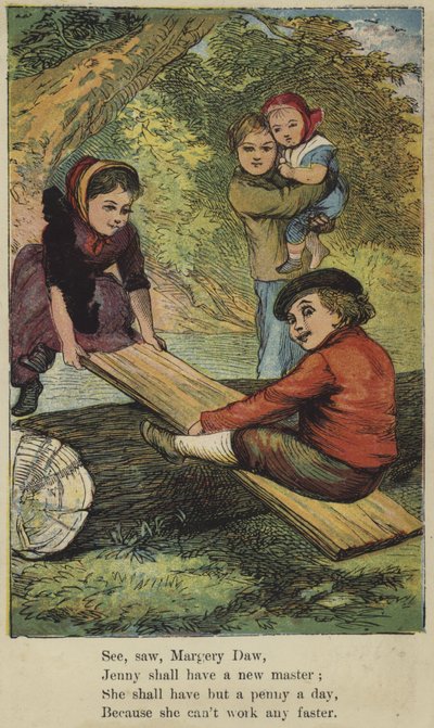 See Saw Margery Daw by English School