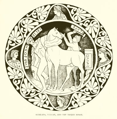 Sethlans, Vulcan, and the Trojan Horse by English School