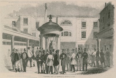Settling Day at Tattersalls by English School