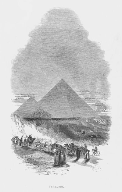 Seven Wonders Of The Ancient World: Pyramids by English School