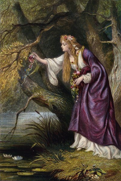 Shakespeare, Hamlet, Act IV, Scene 7 by English School