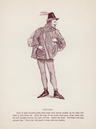The Merry Wives of Windsor: Slender by English School