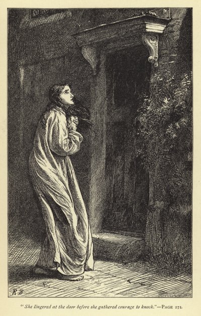 She lingered at the door before she gathered courage to knock by English School