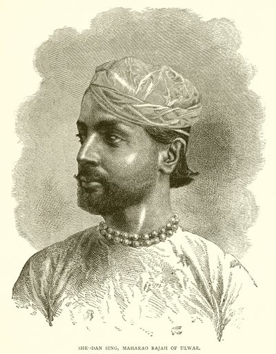 Sheodan Singh, Maharao Rajah of Ulwar by English School