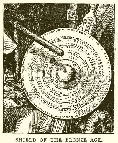 Shield of the Bronze Age by English School