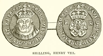 Shilling, Henry VIII by English School