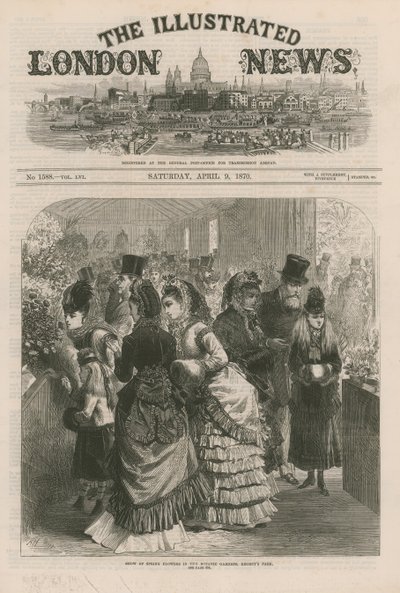 Show of Spring Flowers in the Botanic Gardens by English School