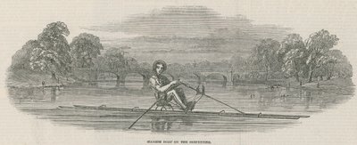 Siamese Boat on the Serpentine, Hyde Park, London by English School