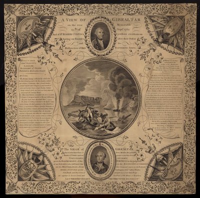 Siege of Gibraltar, 1779-1783 by English School