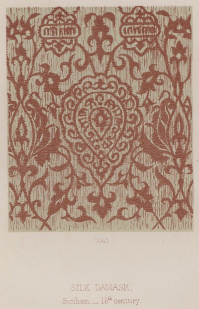 Silk Damask, Sicilian by English School
