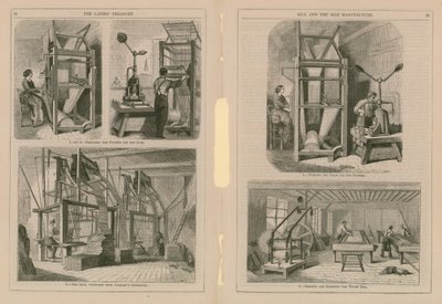 Silk and the Silk Manufacture by English School