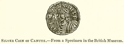 Silver Coin of Canute by English School