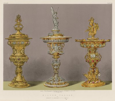 Silver Tazzas by English School