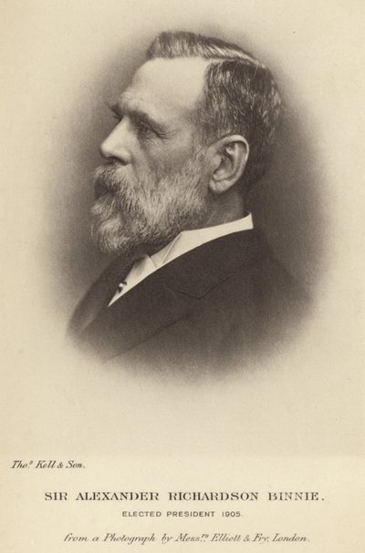 Sir Alexander Richardson Binnie by English School