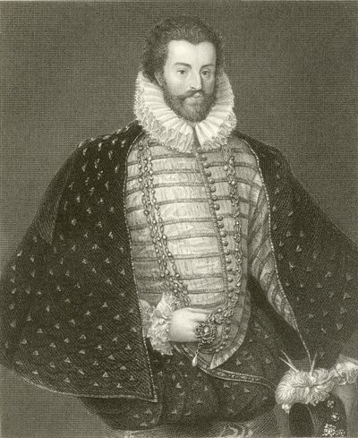 Sir Christopher Hatton by English School