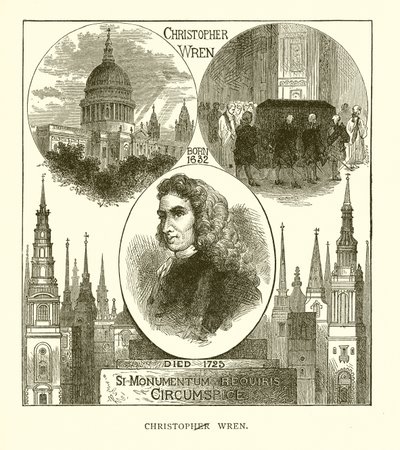 Sir Christopher Wren by English School