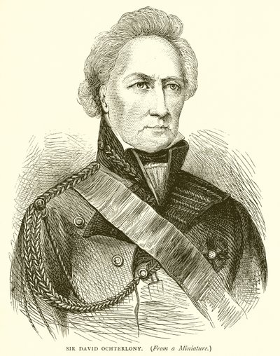 Sir David Ochterlony by English School