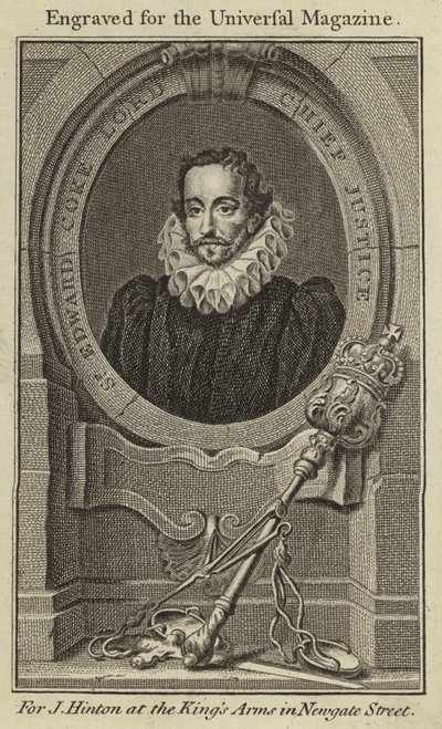 Sir Edward Coke, Lord Chief Justice by English School