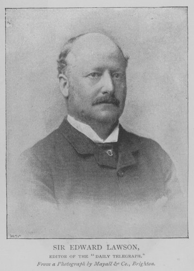 Sir Edward Lawson, Editor of the 