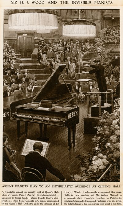 Sir Henry Wood and the Invisible Pianists by English School