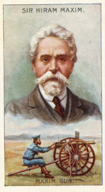 Sir Hiram Maxim, Maxim Gun by English School