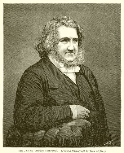 Sir James Young Simpson by English School