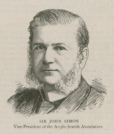 Sir John Simon, Vice-President of the Anglo-Jewish Association by English School