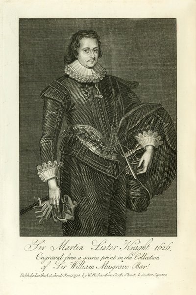 Sir Martin Lister by English School
