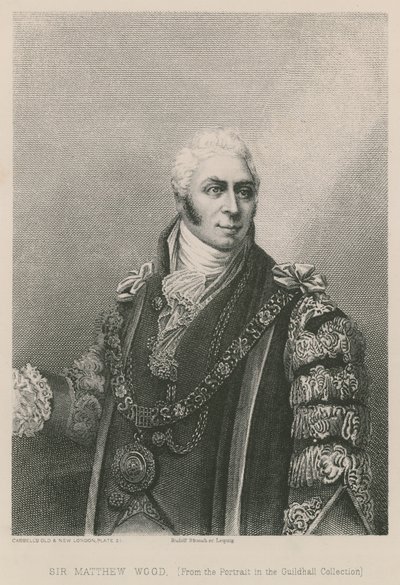 Sir Matthew Wood, Lord Mayor of London, 1809 by English School