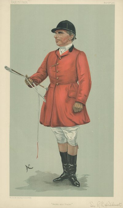 Sir Robert Rodney Wilmot, Berks and Bucks, 5 November 1903, Vanity Fair Cartoon by English School