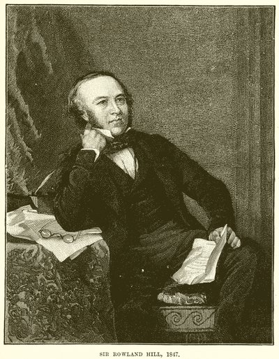 Sir Rowland Hill, 1847 by English School