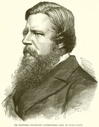 Sir Stafford Northcote (Afterwards Earl of Iddesleigh) by English School