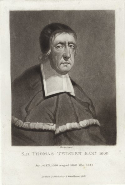 Sir Thomas Twisden Baronet by English School