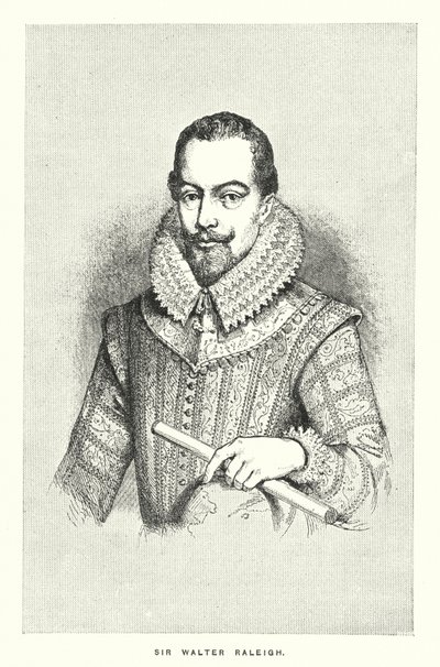 Sir Walter Raleigh (engraving) by English School