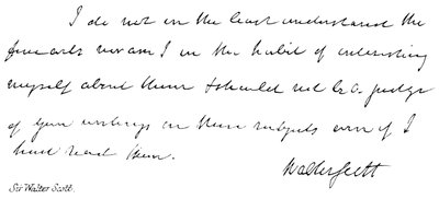 Sir Walter Scott by English School