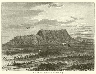 Site of Susa (Shushan), Esther, ii, 5 by English School