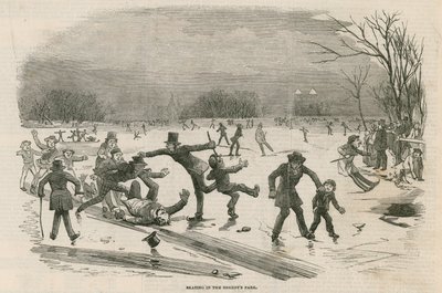 Skating in the Regents Park by English School