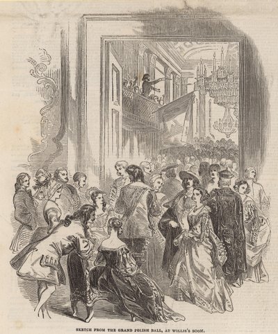 Sketch from the Grand Polish Hall at Willis
